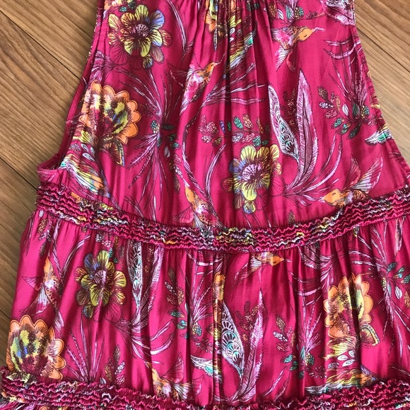 FREE PEOPLE Purple Haze Floral Tunic Top Size Medium - Picture 3 of 6